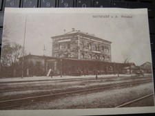 Ansichtskarte Bahnhof Neustadt a.A.