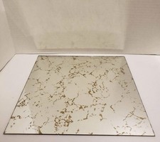 Individual Single Tile Panels Of Gold Vein Mirror 12x12