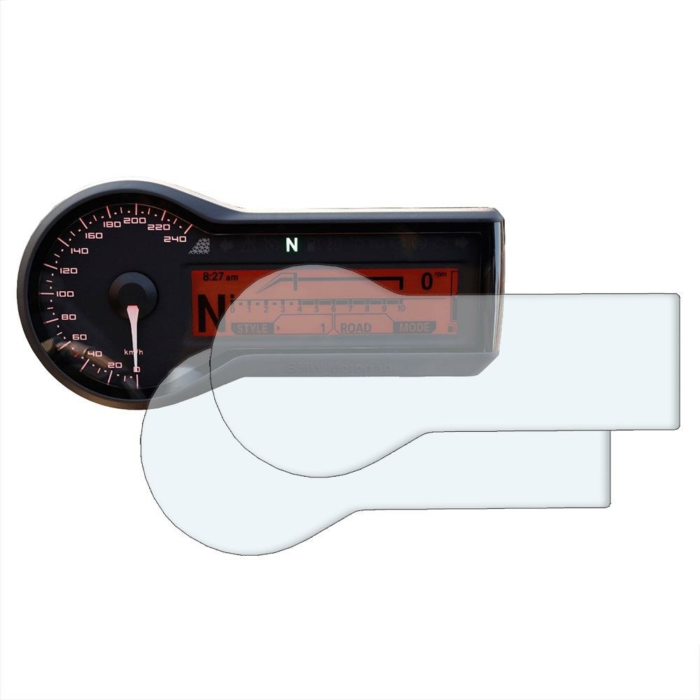 R&G Dashboard Screen Protector Kit Clear BMW R1200R 2015 - 2018