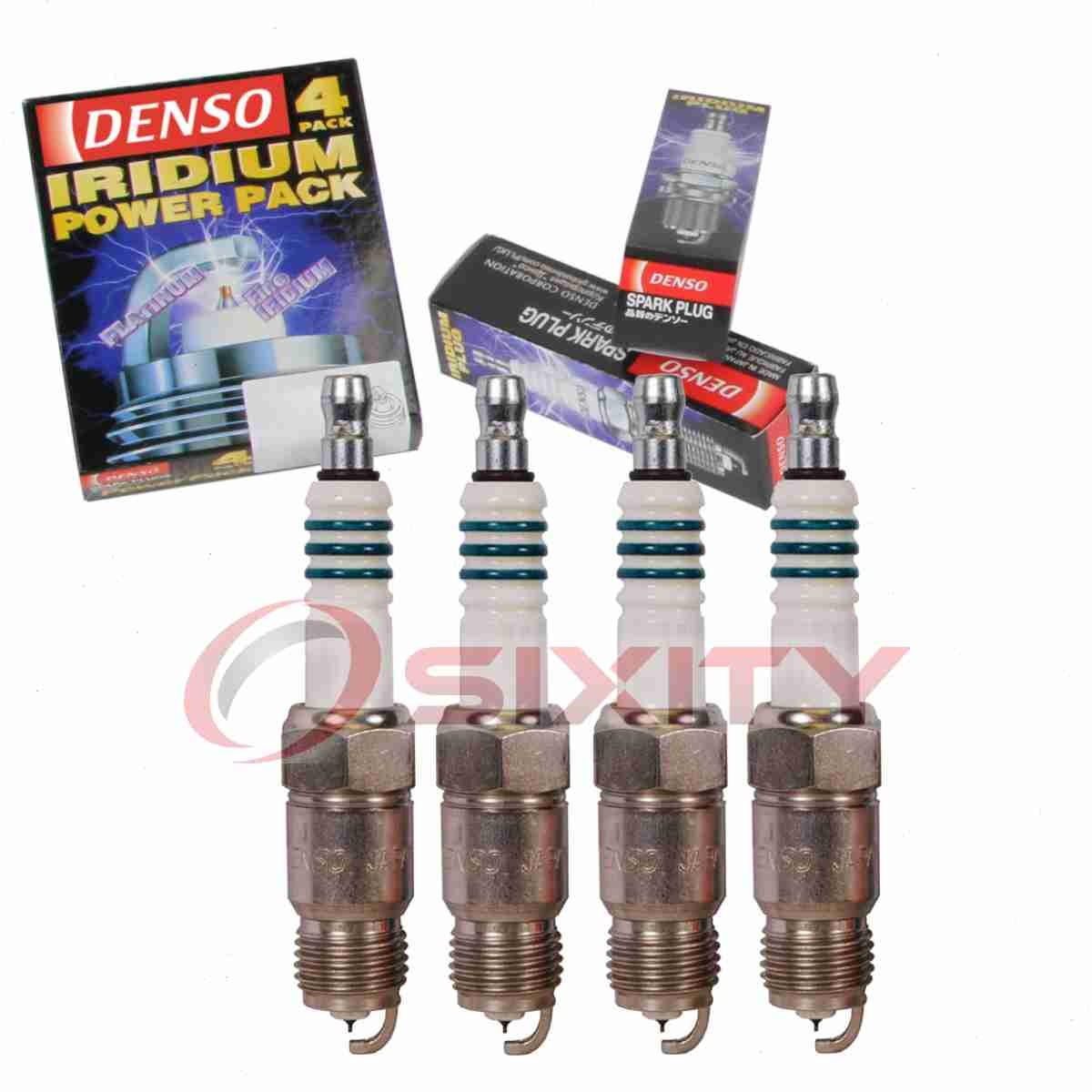 4 pc Denso Iridium Power Spark Plugs for 1982-1986 Pontiac Firebird 2.5L L4 zd