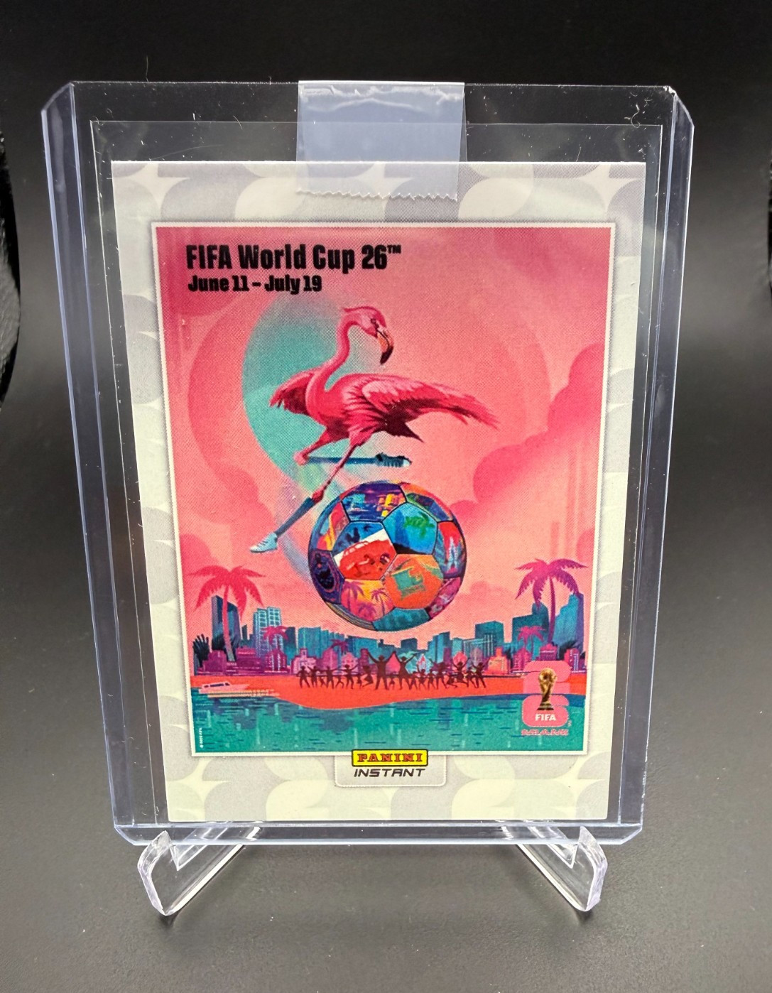 2026 Panini Instant FIFA World Cup Host City Poster Card Miami