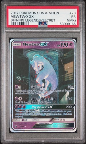 Mewtwo-GX graded PSA 1 for sale on eBay
