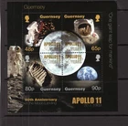 Great Britain - Guernsey 2019 Man on the Moon 50th Anniversary Mini Sheet MNH