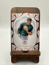 2024 Leaf Trinity Alex Freeland Red #5/10 Dodgers