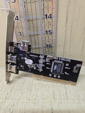 VIA VT6307 IEEE 1394 FireWire PCI Expansion Card 3 Port