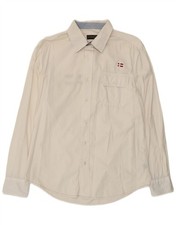 Napapijri Mens Graphic Shirt Large White Cotton PQ15