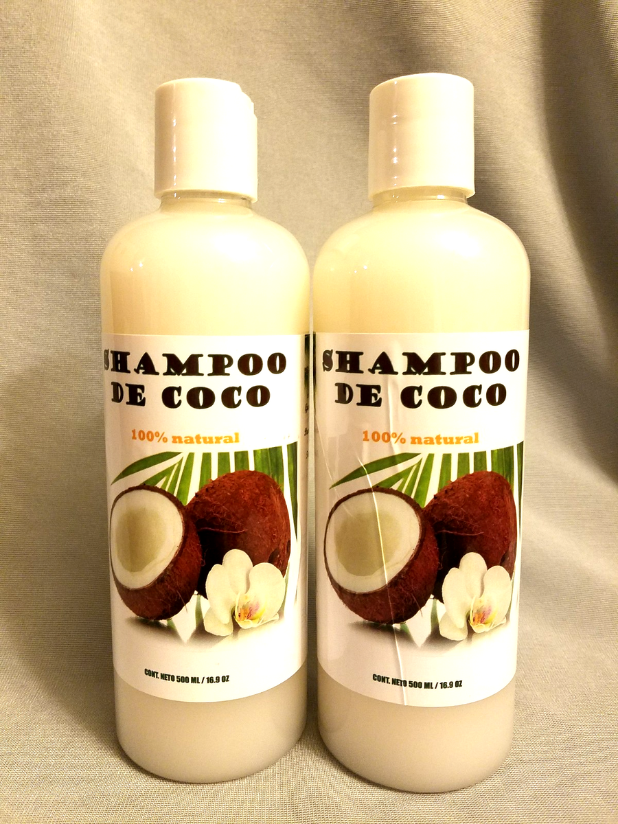 cocoシャンプー 2 - Shampoo de Coco, {2 Bottles of Coconut Shampoo} 100% Natural