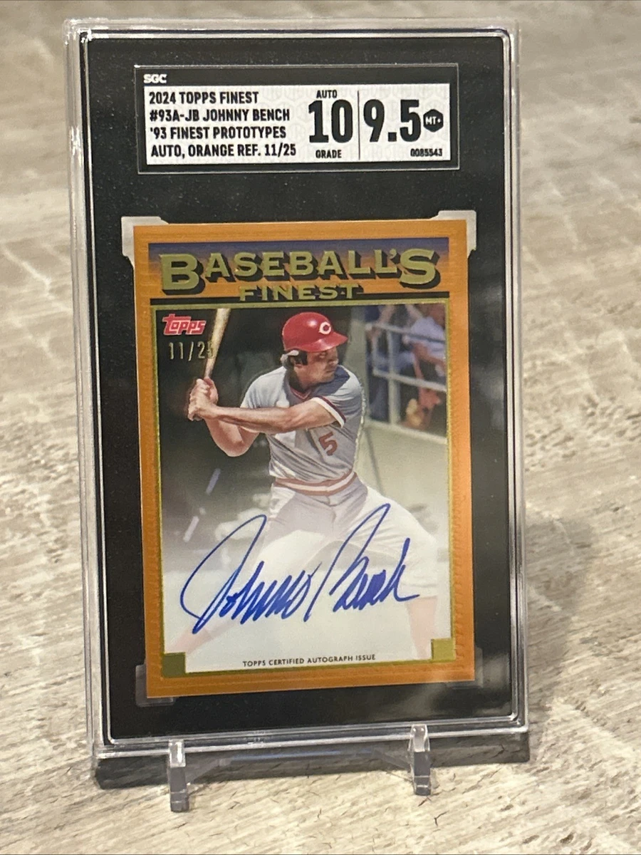 Johnny Bench Autographed Baseball Cards for sale | eBay
