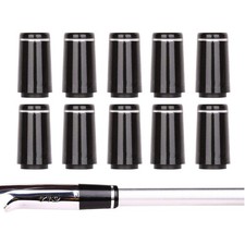 Golf Builder 10pcs Custom Black Tip Size .355 Ferrules for Taper Tip...