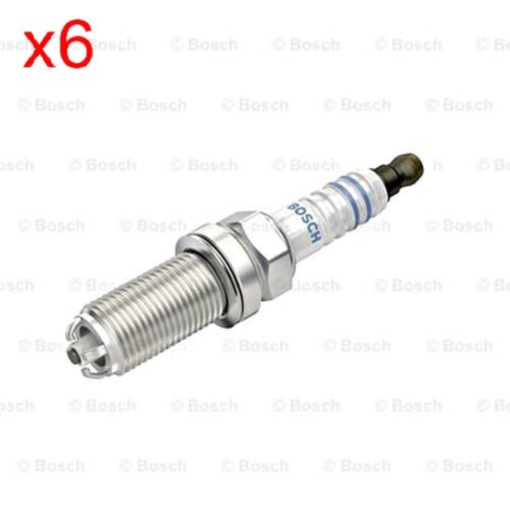 BOSCH 6x Spark Plug For VOLVO C30 C70 II S40 V50 04-12 0242240635