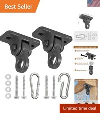 Heavy Duty Porch Swing Hangers Kit, with Screws Bolts for Wooden Sets Playgro...