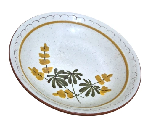 7 5/8" Hand Painted Mid-century Stangl Golden Blossom Salad Bowl, Circa 1964