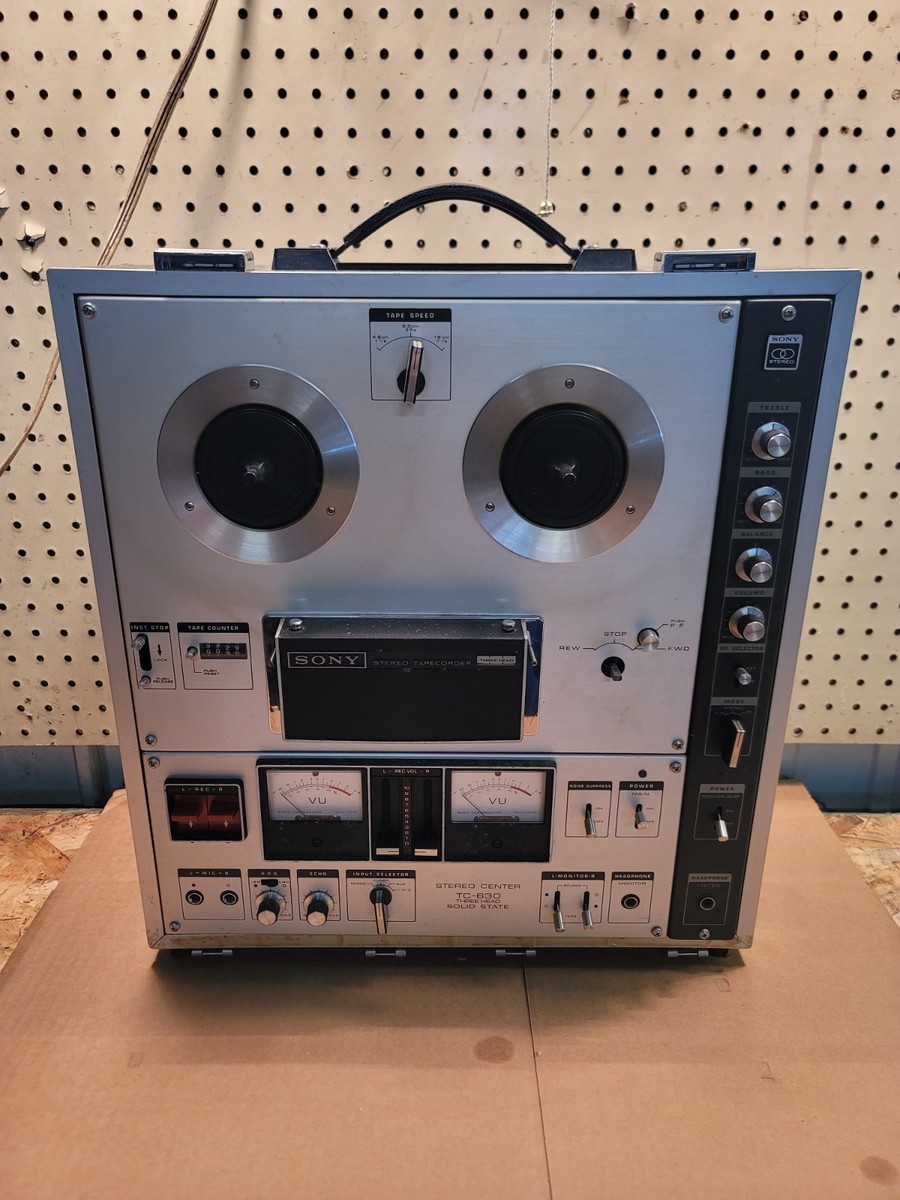 Sony TC-630 3-Head Solid State Reel to Reel 'Tapecorder' Tape Deck