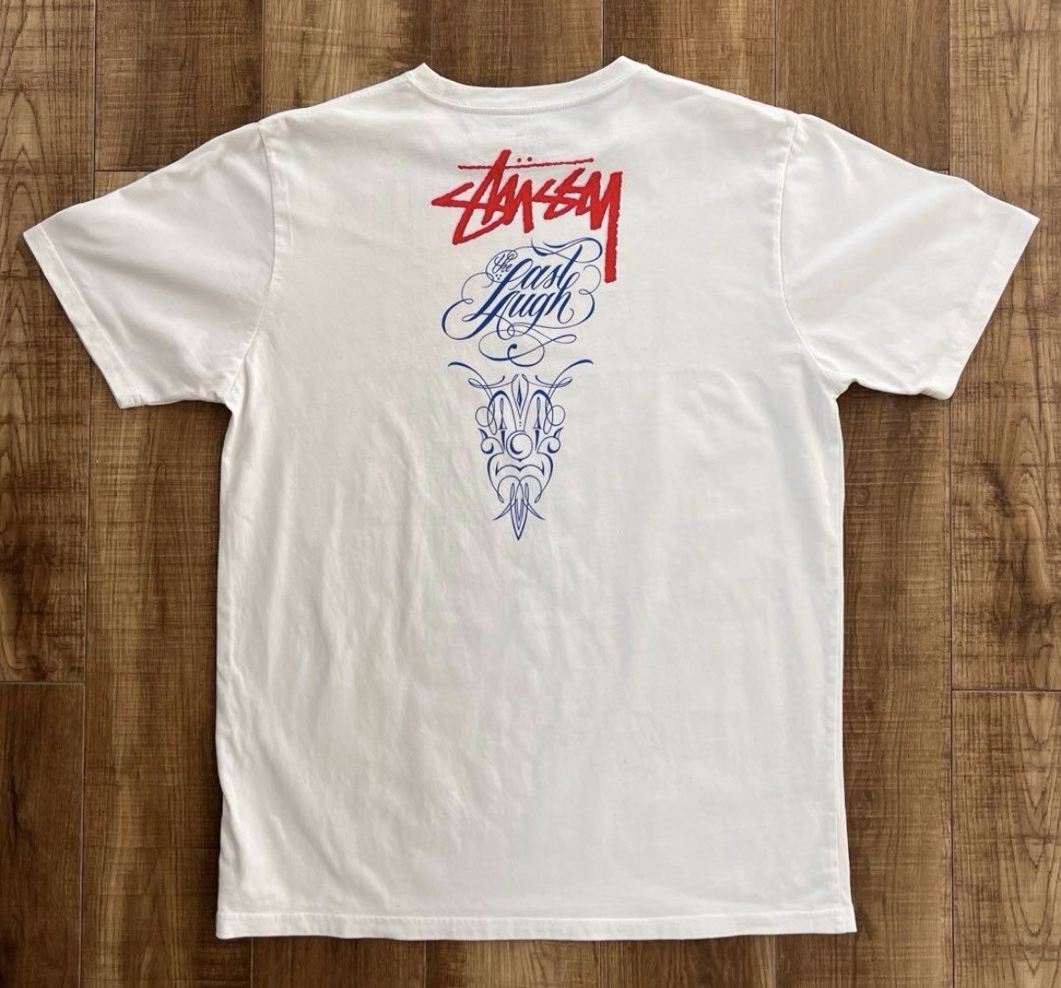 Stussy XXX 30th Anniversary Dragon Tee White XL Rare 2010 Limited