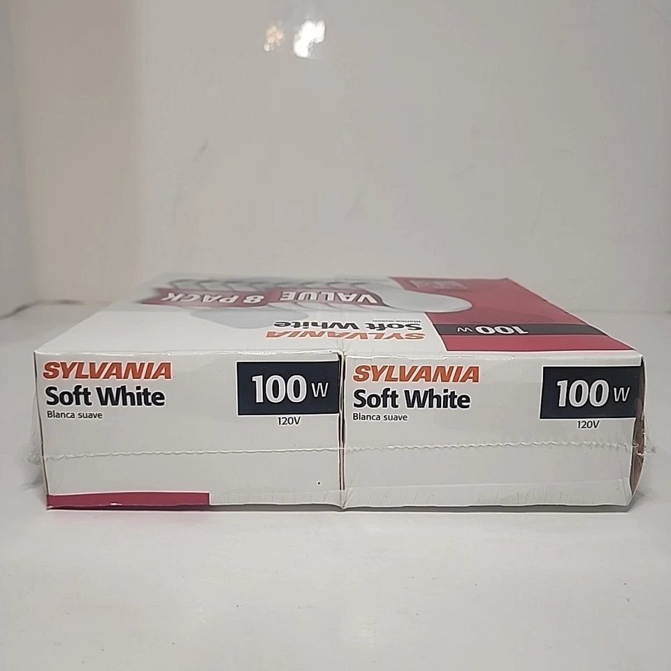 Sylvania Soft White 100W Indoor Value 8 Pack  - Image 2 of 2