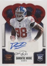 2013 Crown Royale Retail Red Die-Cut Signatures 19/49 Damontre Moore Auto 1j6