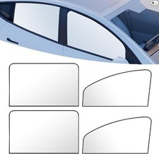 4 PCS Car Side Window Sun Shade Replacement, 20CM x 50CM x 80CM Color: Silver