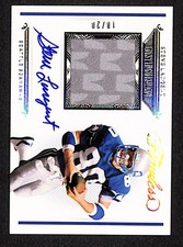 Steve Largent 2021 Panini Flawless Distinguished Patch Autographs #DPA-SLA #/20
