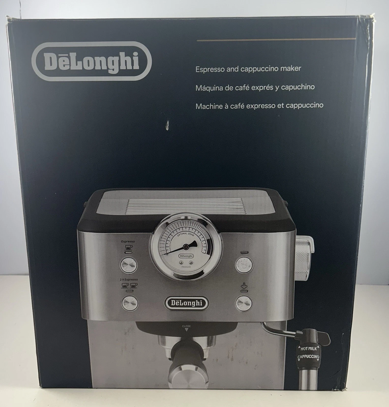 DE'LONGHI - CLASSIC EXPRESSO MACHINE - STAINLESS STEEL - EM450M - NEW Open Box!
