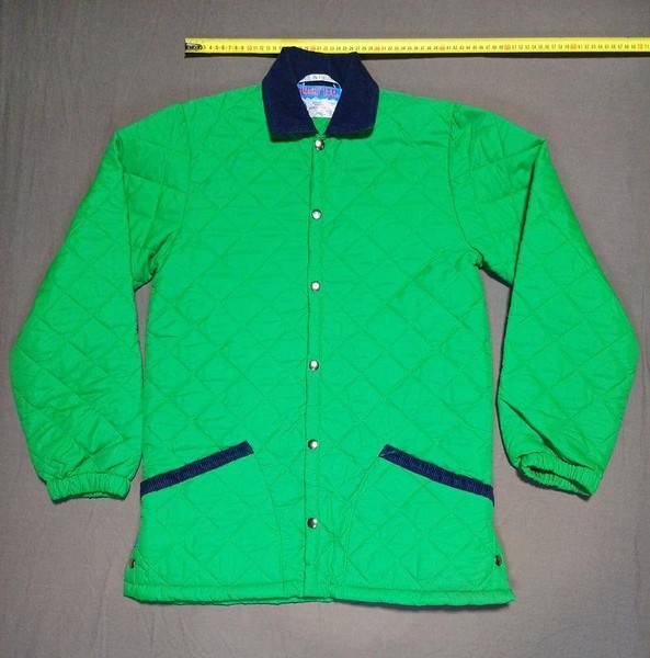 Women Husky Jacket Green Polyester 38