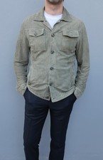 BARBA NAPOLI MSRP 2000 The Ultimate suede leather green jacket EU 50 / US 40