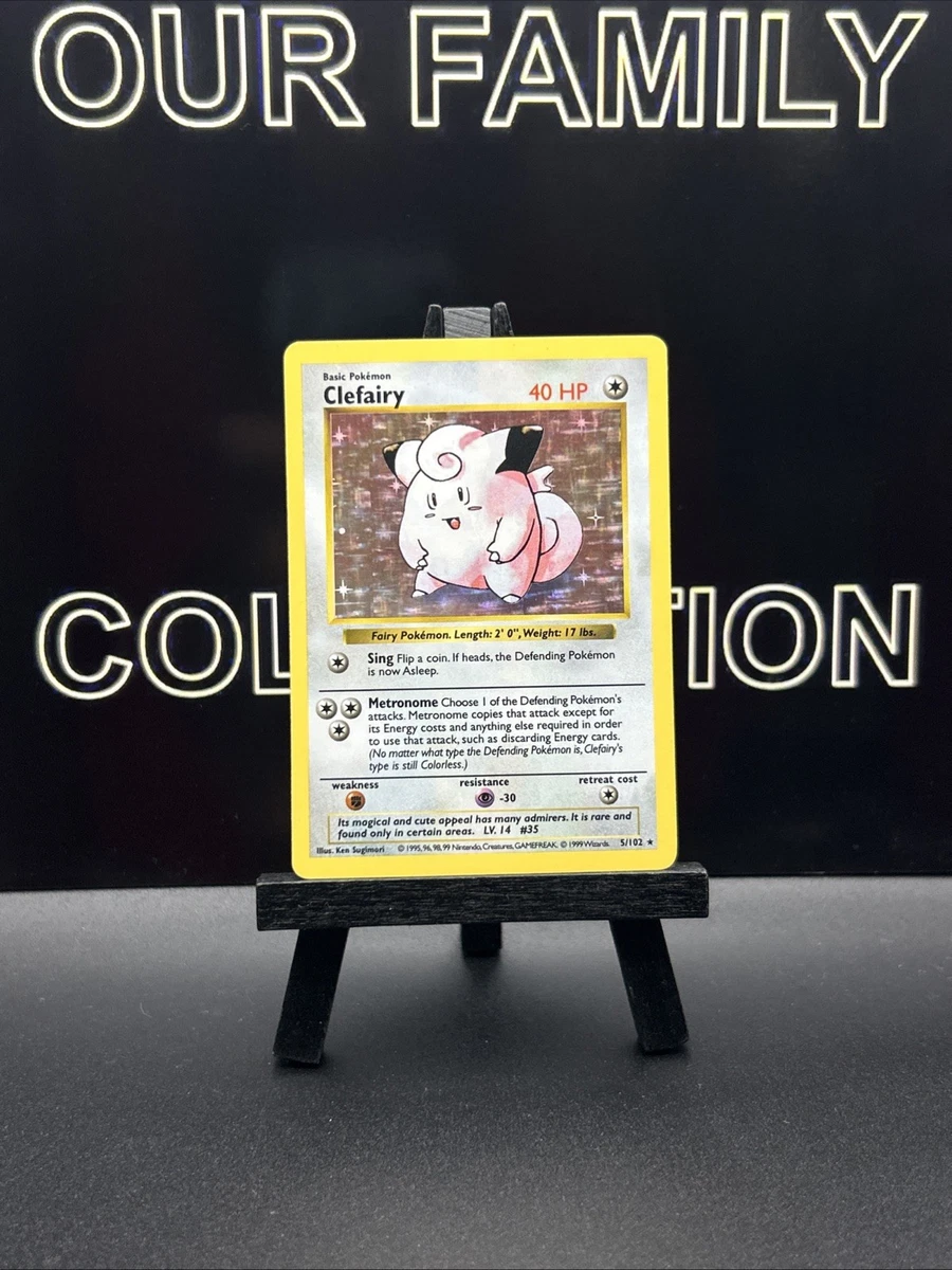 Clefairy 5/102 Base Set (Shadowless) for sale | eBay