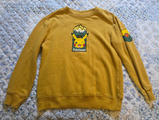 KIDS Pokemon Sweater Gold Pikachu 025 (Medium...