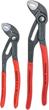 KNIPEX Tools - Two-piece Cobra Pliers Set, Red