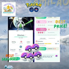 Pokémon go Shiny Mewtwo 10th Anniversary Bac...