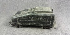 1960s Plastic Train Burlington Lines Slope Back Tender Coal Car Black Vintage