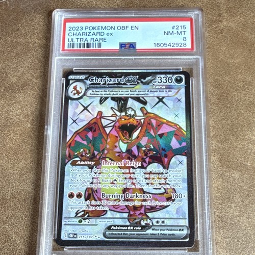Charizard ex graded PSA 8 for sale on eBay