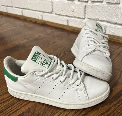 Adidas Stan Smith White and Green Size 5 Women