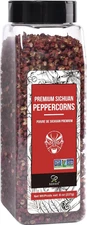 Soeos Sichuan Peppercorns, 8Oz(227G), Authentic Szechuan Red Peppercorn, Numbing