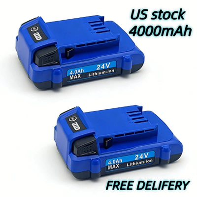 #ad 2PCS 4.0ah For Kobalt 24V Battery Pack KB624 03 KB524 03 KB424 03 KRS 1824B 03US $49.99