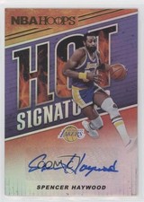2018-19 Panini NBA Hoops Hot Signatures Spencer Haywood #HS-SHW Auto HOF 0ui5