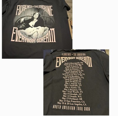 Florence And The Machine 2026 Everybody Scream Tour T shirt reprint
