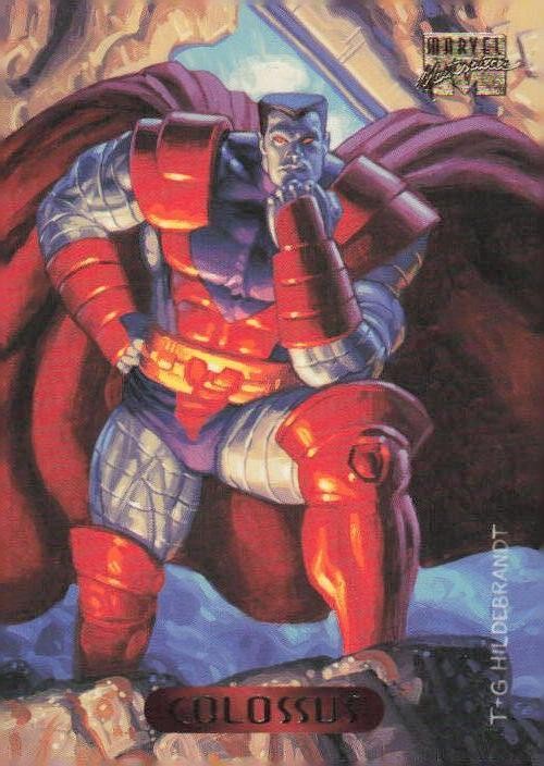 1994 Fleer Marvel Masterpieces Hildebrandt Brothers #24 Colossus