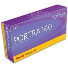 Kodak PORTRA 160 Color Negative Film - 120/5 pack exp 8/2026