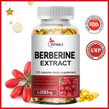 Premium Berberine HCL 1200mg High Potency Anti-inflammatory,Blood Sugar Support