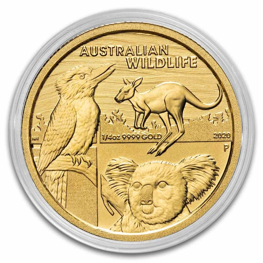 Australia 2020 1/4 Gold Australian Wildlife BU Foto 3 de 4