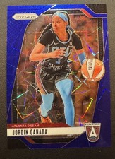 2024 Panini Prizm WNBA - Jordin Canada #91 Blue Velocity Prizm Atlanta Dream