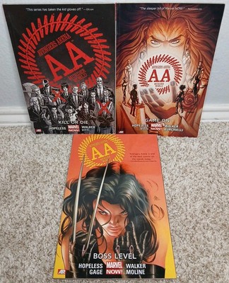 Avengers Arena: Volume 1-3 Complete Graphic Novel Set TPB Marvel Boss Level