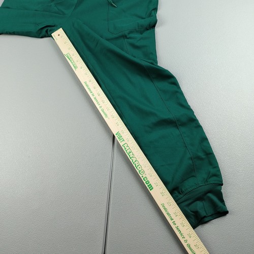 Zuda Women's Pull-on Cuffed Leg Drawstring Pants Solid Green Small Lightweight - Picture 11 of 16