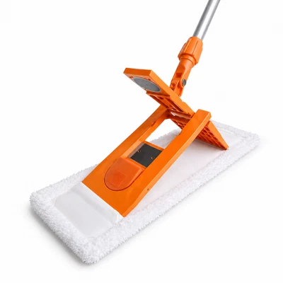 2er Set Wischmopp Wischbezug Mikrofaser Bodenwischer 50cm Mop Wischmop Bezug - Bild 1 von 4