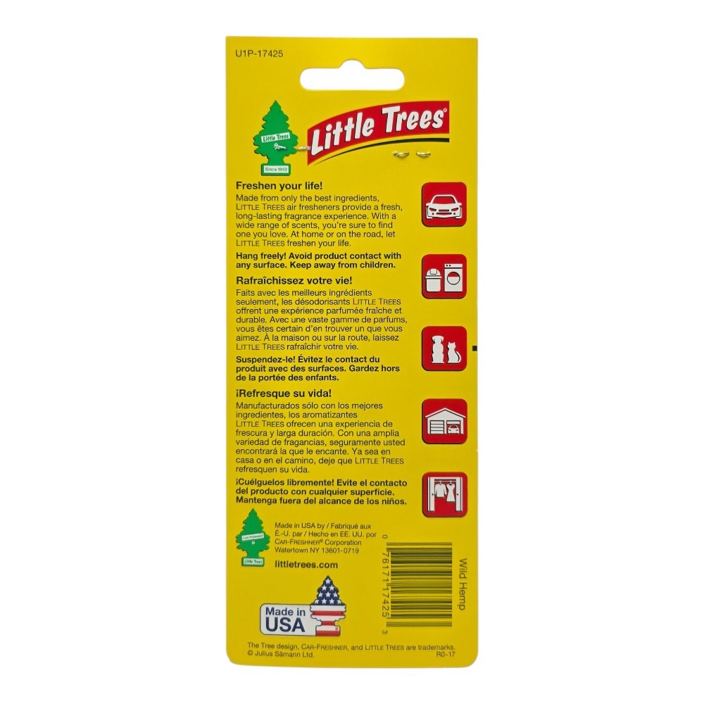 Little Tree Air Fresheners Wild Hemp - 12 Pack Free Shipping