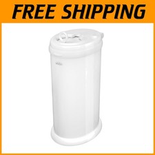 Innovative Baby Diaper Pail, Steel, Odor Control, White