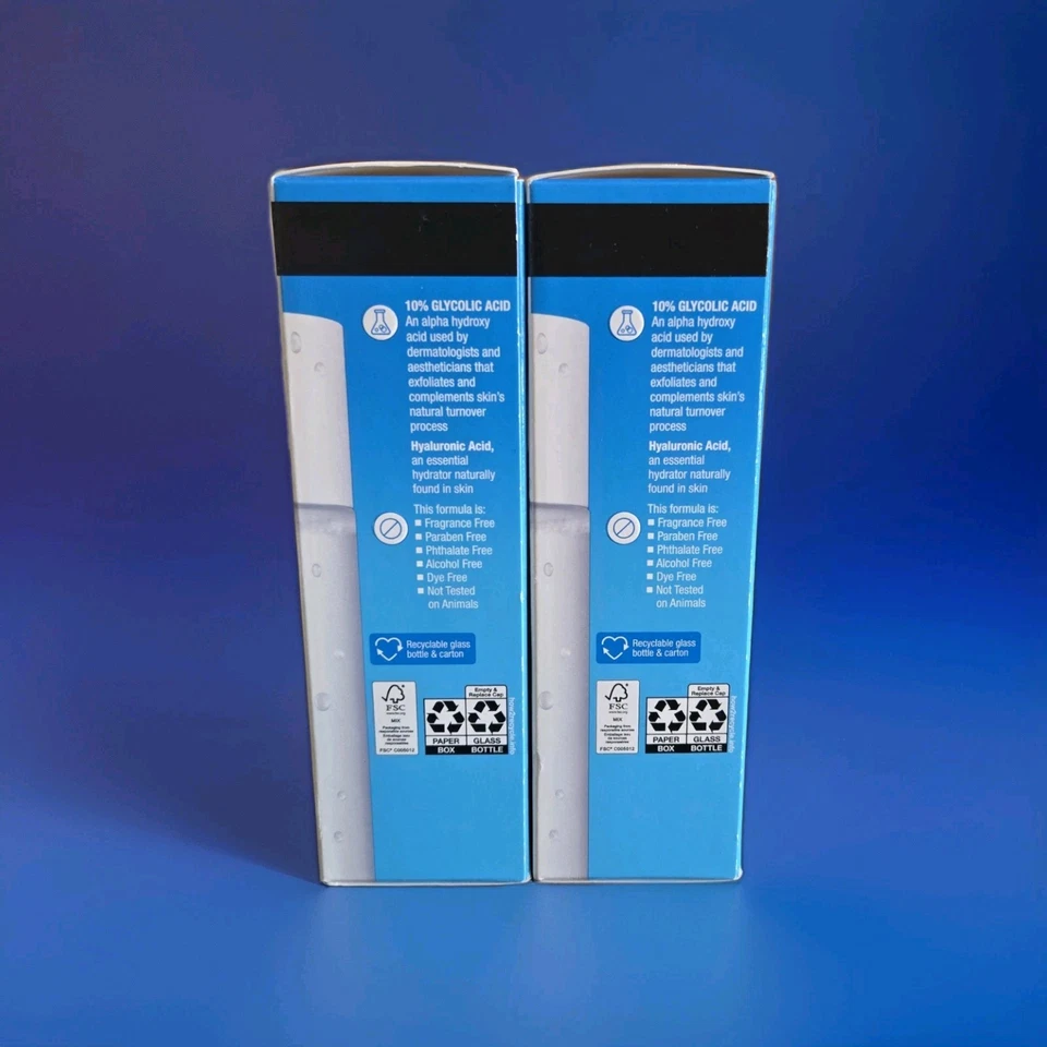 Neutrogena Hydro Boost+ Peeling facial noturno ácido glicólico 3,2 oz (lote de 2) - Imagem 3 de 4