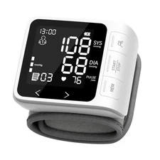 VivaGuard Wrist Blood Pressure Monitor for Home UseLarge LCD Backlit 3 Colors...