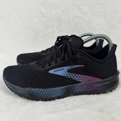 Brooks Hyperion Tempo Running Shoes Women s Size 10B Black Pink Blue Athletic