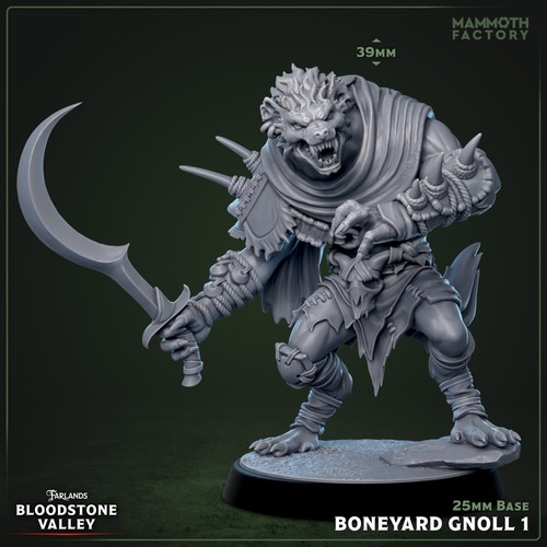 Minis de resina impresa en 3D Bloodstone Valley de Mammoth Factory - Imagen 37 de 60